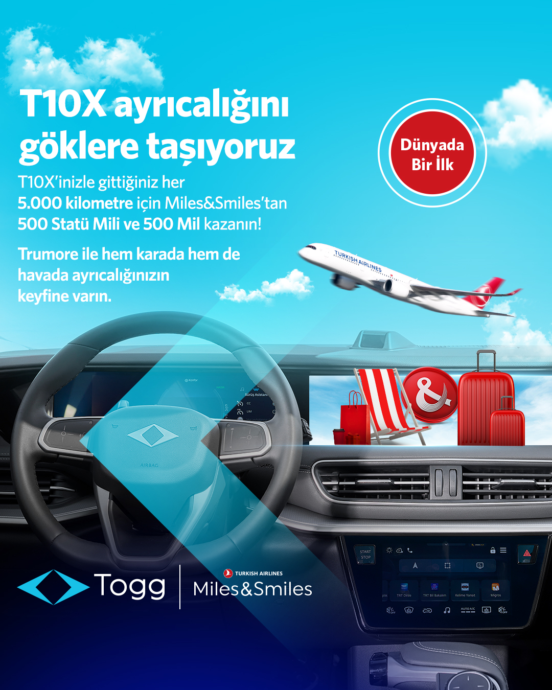 T10X Kullanıcıları Miles&Smiles’tan Statü Mili Kazanıyor