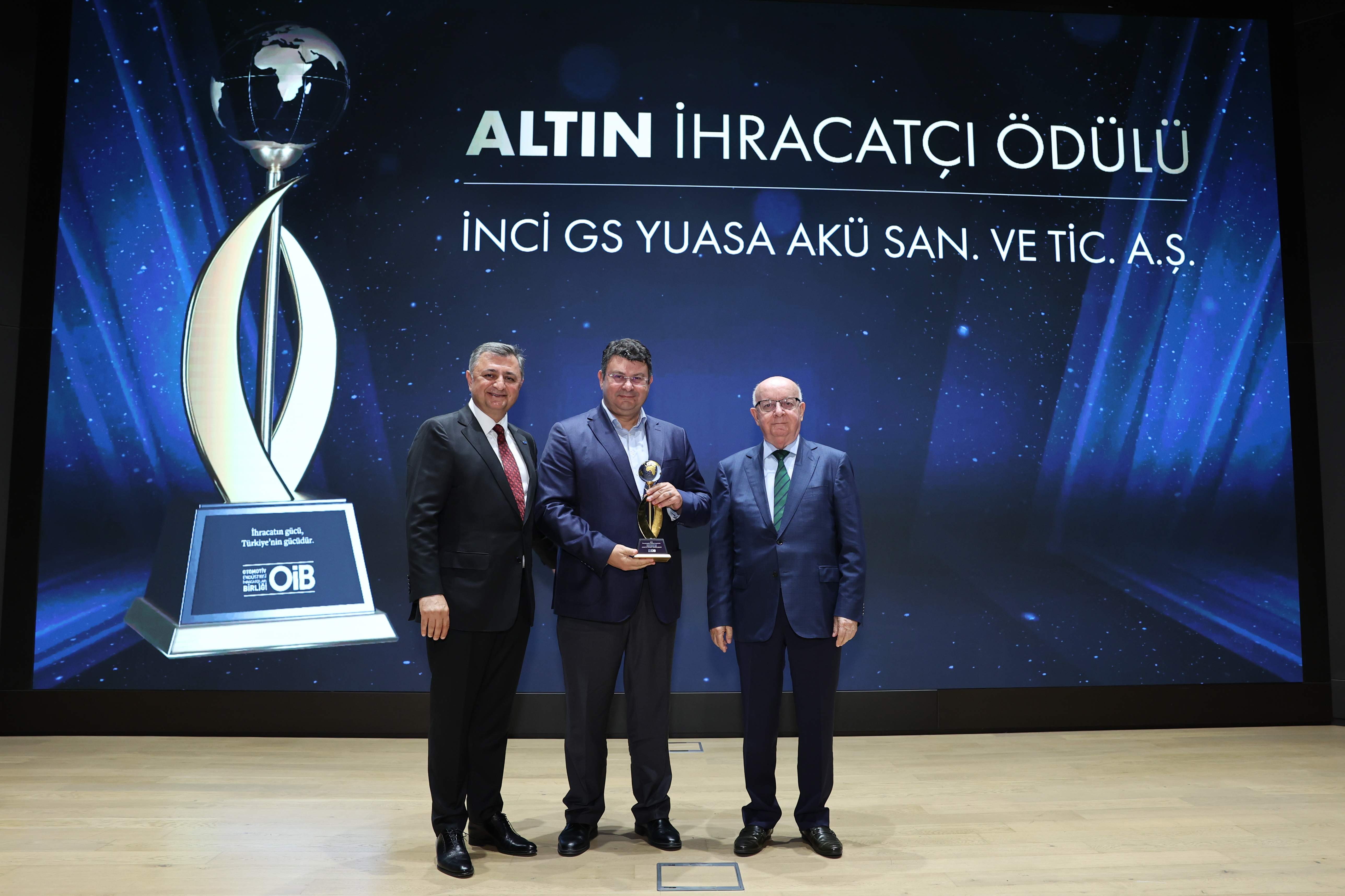 İnci GS Yuasa, İhracattaki Global Gücünü Bir Kez Daha Altınla Taçlandırdı