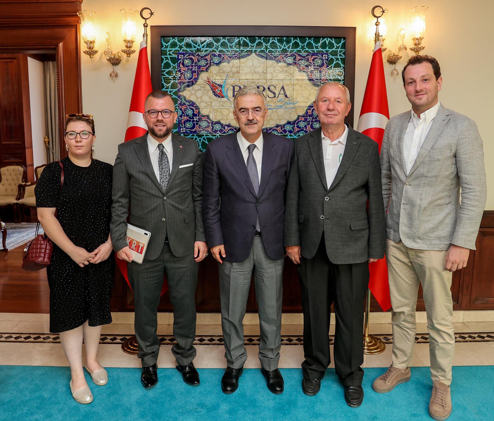 İNCE MEDYA GRUP VE KRT'DEN BURSA VALİSİ EROL AYYILDIZ'A ZİYARET!