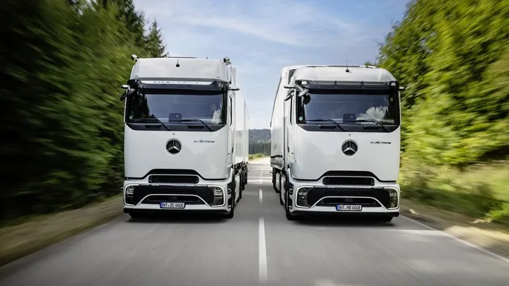 Mercedes, yeni ağır sınıf elektrikli çekicisi eActros 600'ü tanıttı