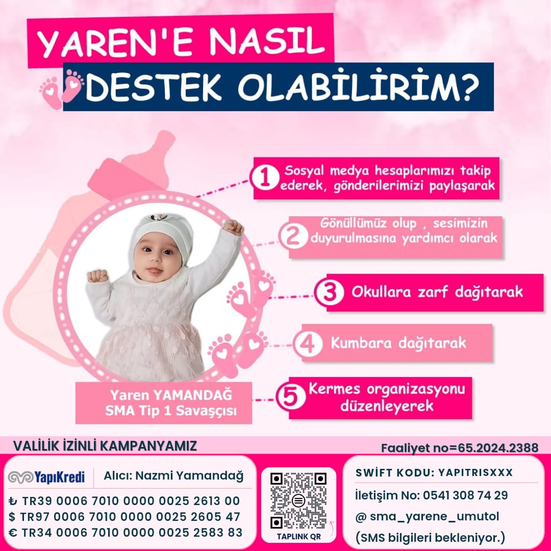 YAREN BEBEK YARDIMINIZI BEKLİYOR