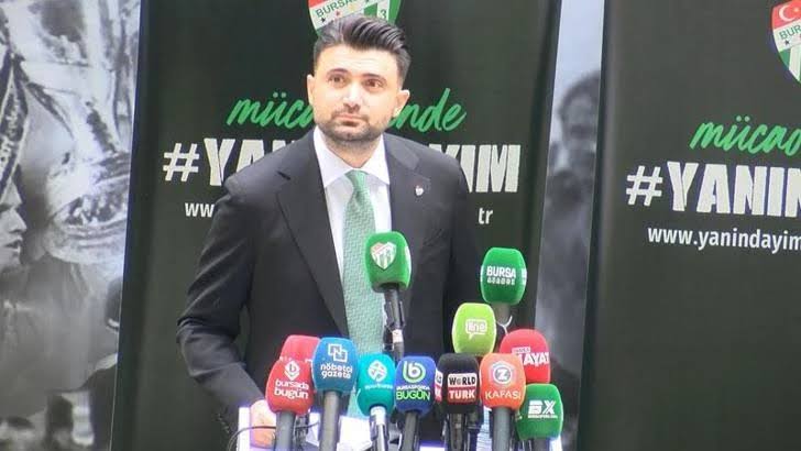 Bursaspor Başkanı Enes Çelik’ten Tema 16 iddialarına  açıklık getirdi!
