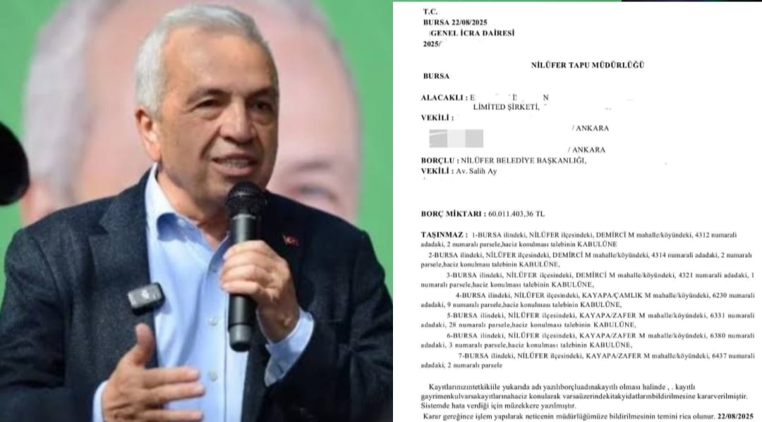 ŞADİ ÖZDEMİR BAŞKAN İLE NİLÜFER BELEDİYESİ İFLAS MI EDİYOR?  