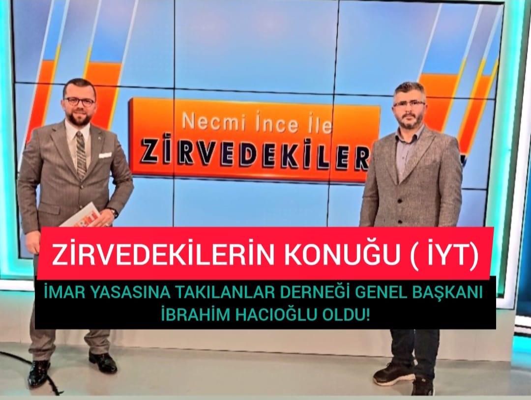ZİRVEDEKİLER programının bu haftaki konuğu İBRAHİM HACIOĞLU oldu!