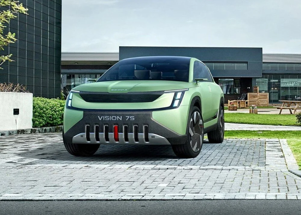 Skoda'dan yeni logo ve yeni elektrikli model